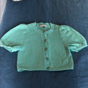 See By Chloe Mint Cotton Crop Sweater US 4 Italy
